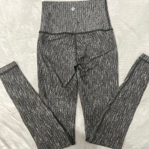 lululemon athletica Pants - Lululemon Full Length Leggings Foldover with Logo Option Small XS Size 2

#34